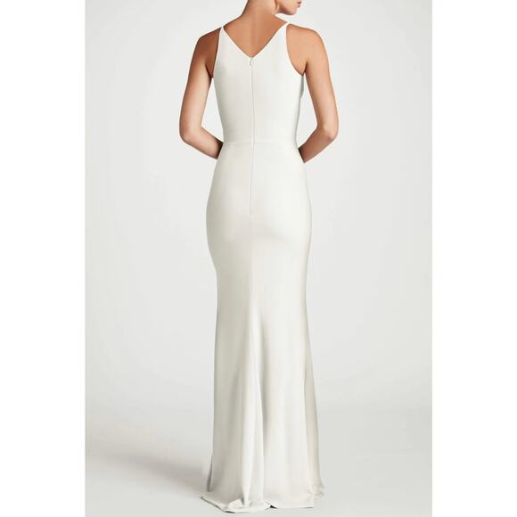 Dress the Population Iris Slit Crepe Sleeveless V-Neck Gown Size XXL NWD - Picture 2 of 7